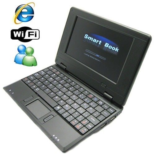 Mini Laptop 7 Inch LCD Screen with 300Mhz ARM 926EJ Core Processor - Click Image to Close